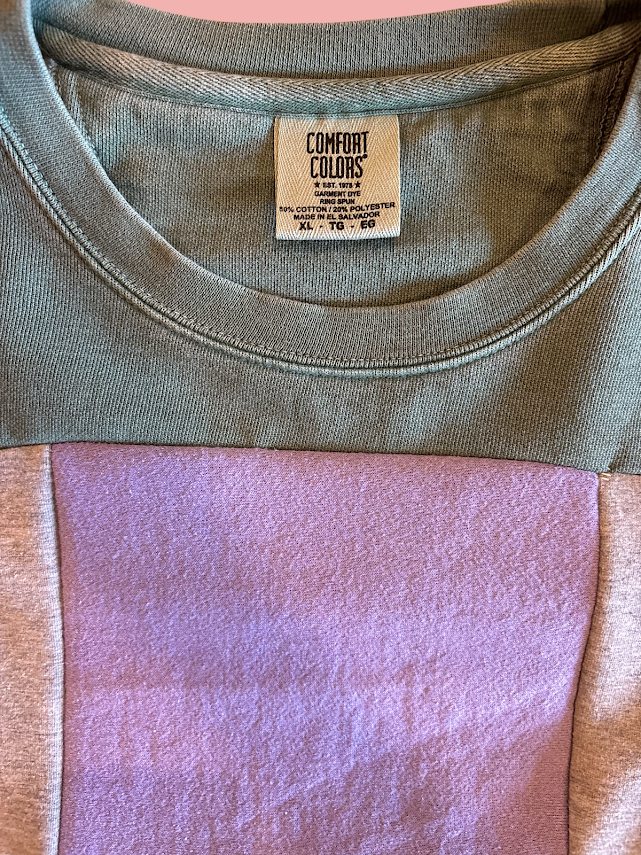 Patchwork Comfort Colors Sweatshirt (X-Large)