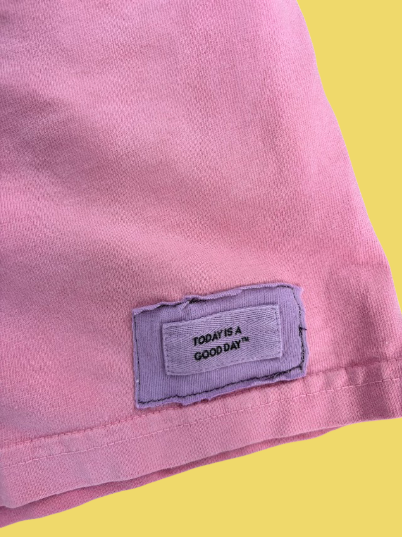“Life is Good” Patchwork Shorts – (M/L)