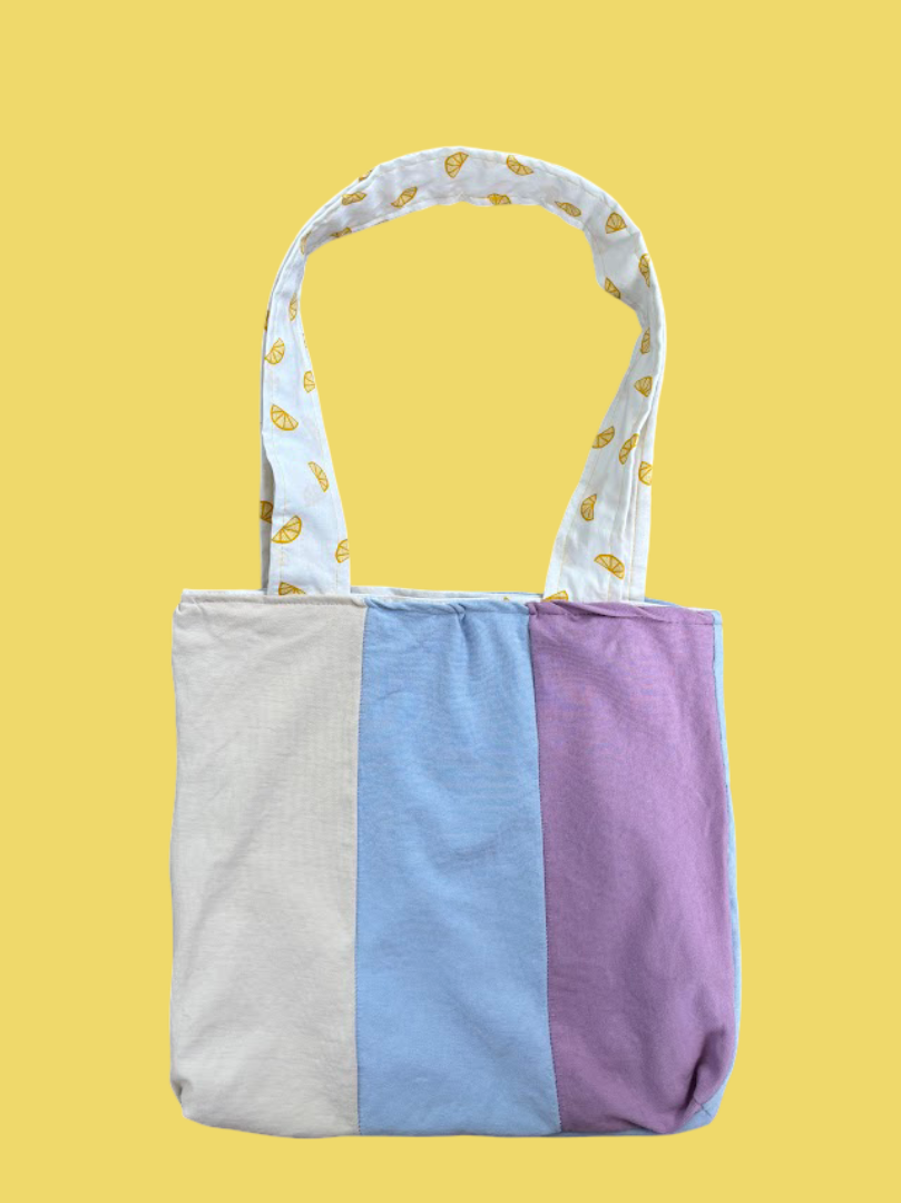 “Life is Good” Upcycled Tote (Small)