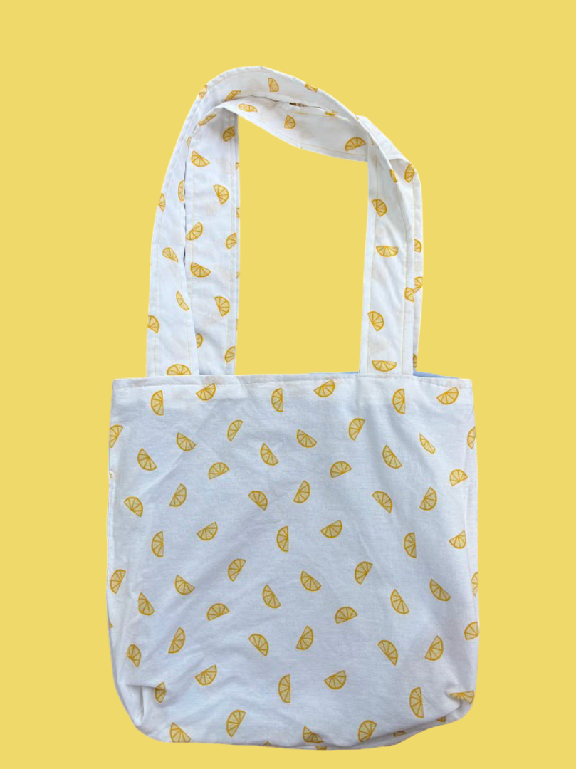 “Life is Good” Upcycled Tote (Small)