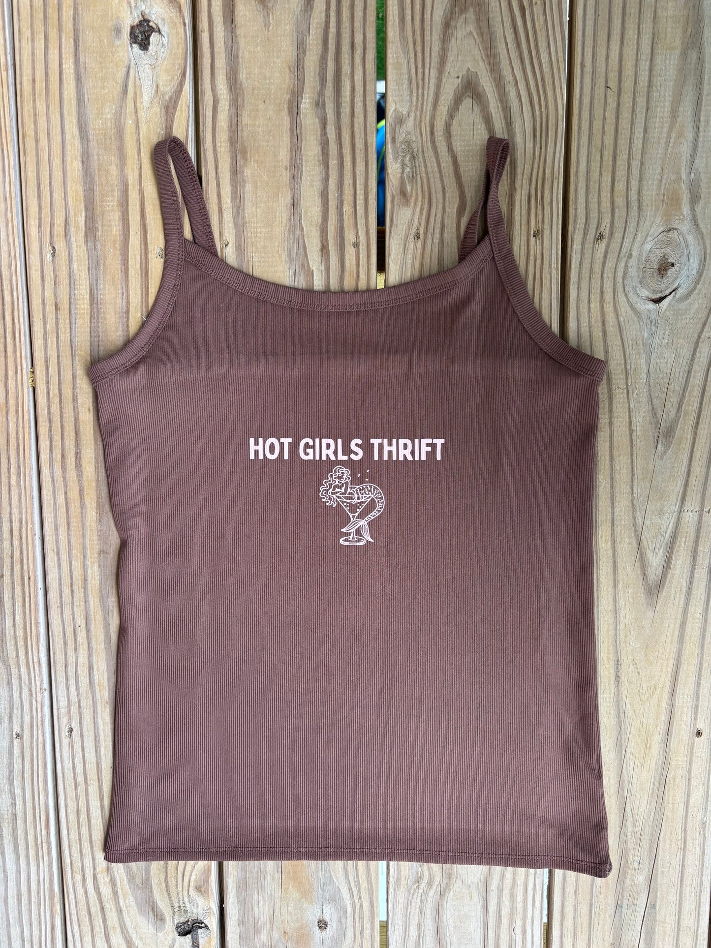 Brown tank
