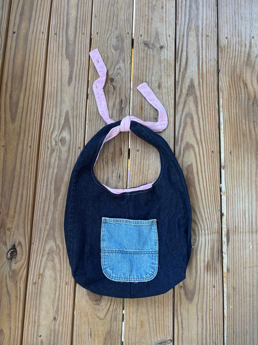 Denim Star Boho Bag