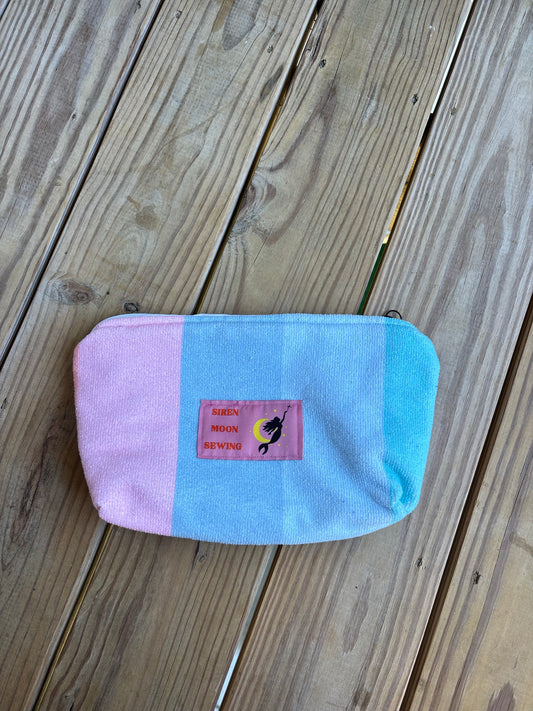 Cotton Candy Towel Zipper Bag