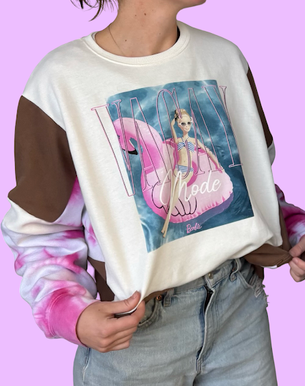 Barbie Patchwork Sweatshirt