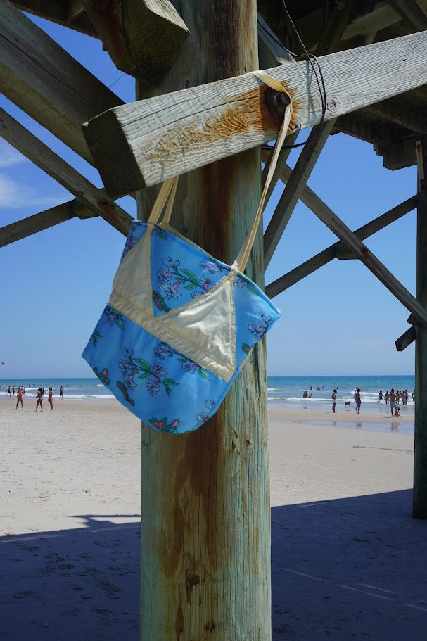 Yellow Butterfly Bikini Bag