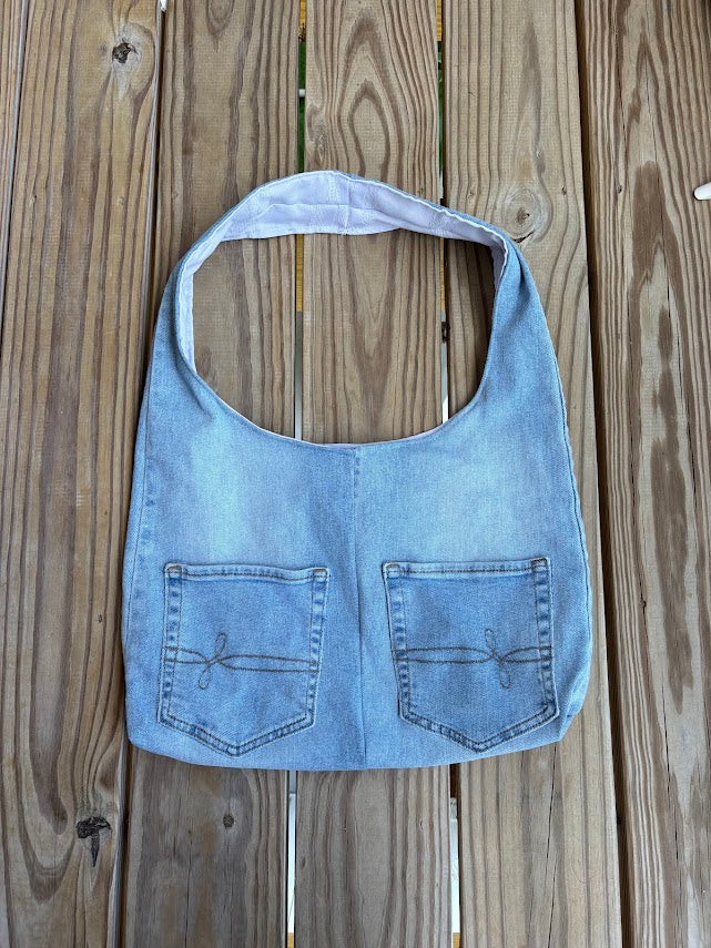 Upcycled Denim Tote Bag