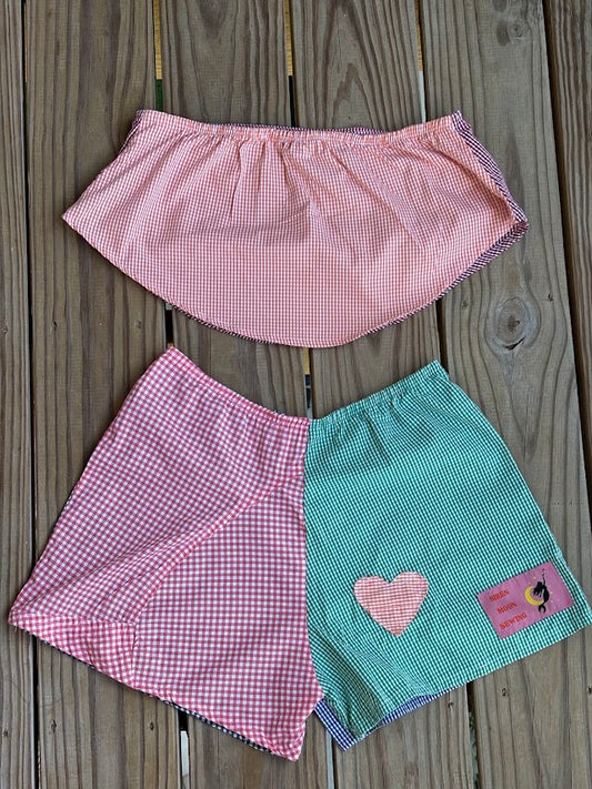 Patchwork Gingham Set
