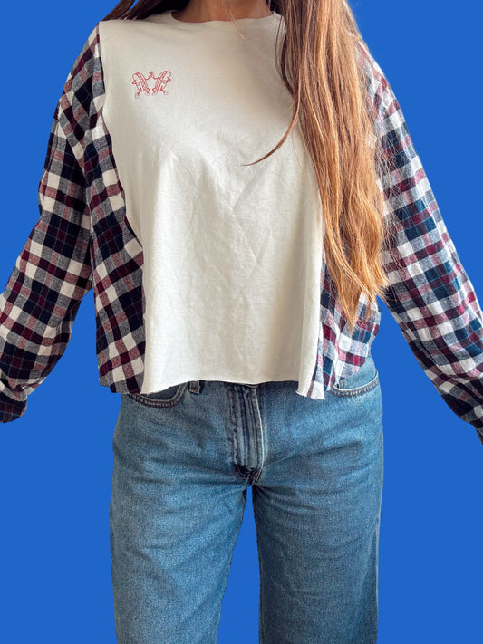 Sun’s Out Upcycled Flannel Long Sleeve