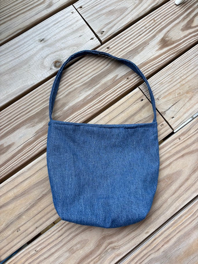 Tiny Tote – Classic Denim (One Strap)