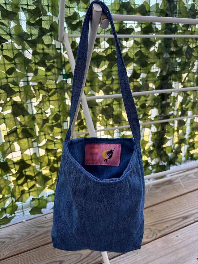 Tiny Tote – Classic Denim (One Strap)