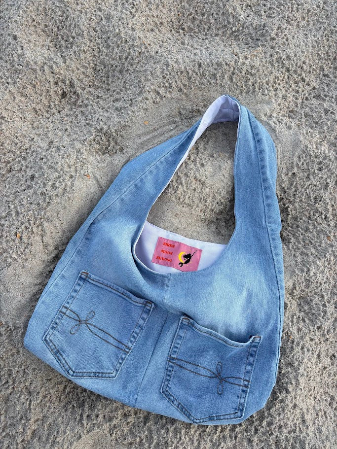 Upcycled Denim Tote Bag