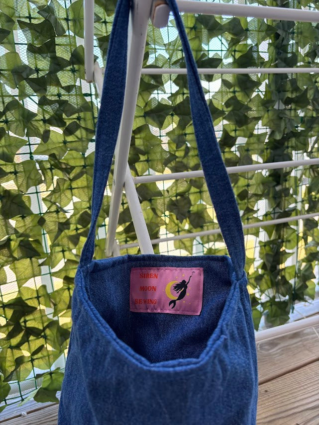 Tiny Tote – Classic Denim (One Strap)
