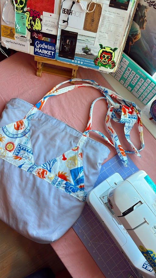 Purple Bikini Bag
