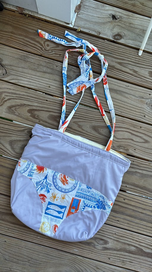 Purple Bikini Bag