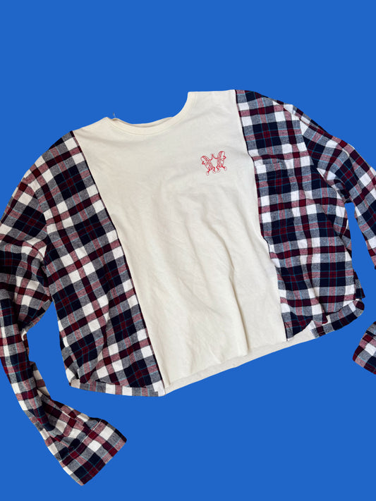 Sun’s Out Upcycled Flannel Long Sleeve